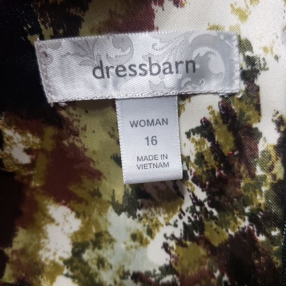 Dress Barn Woman Belted Sleeveless Dress 16 - Picture 5 of 7
